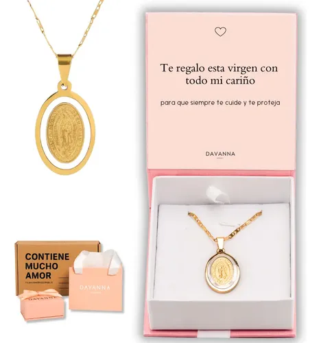 Collar de Virgen con perla real